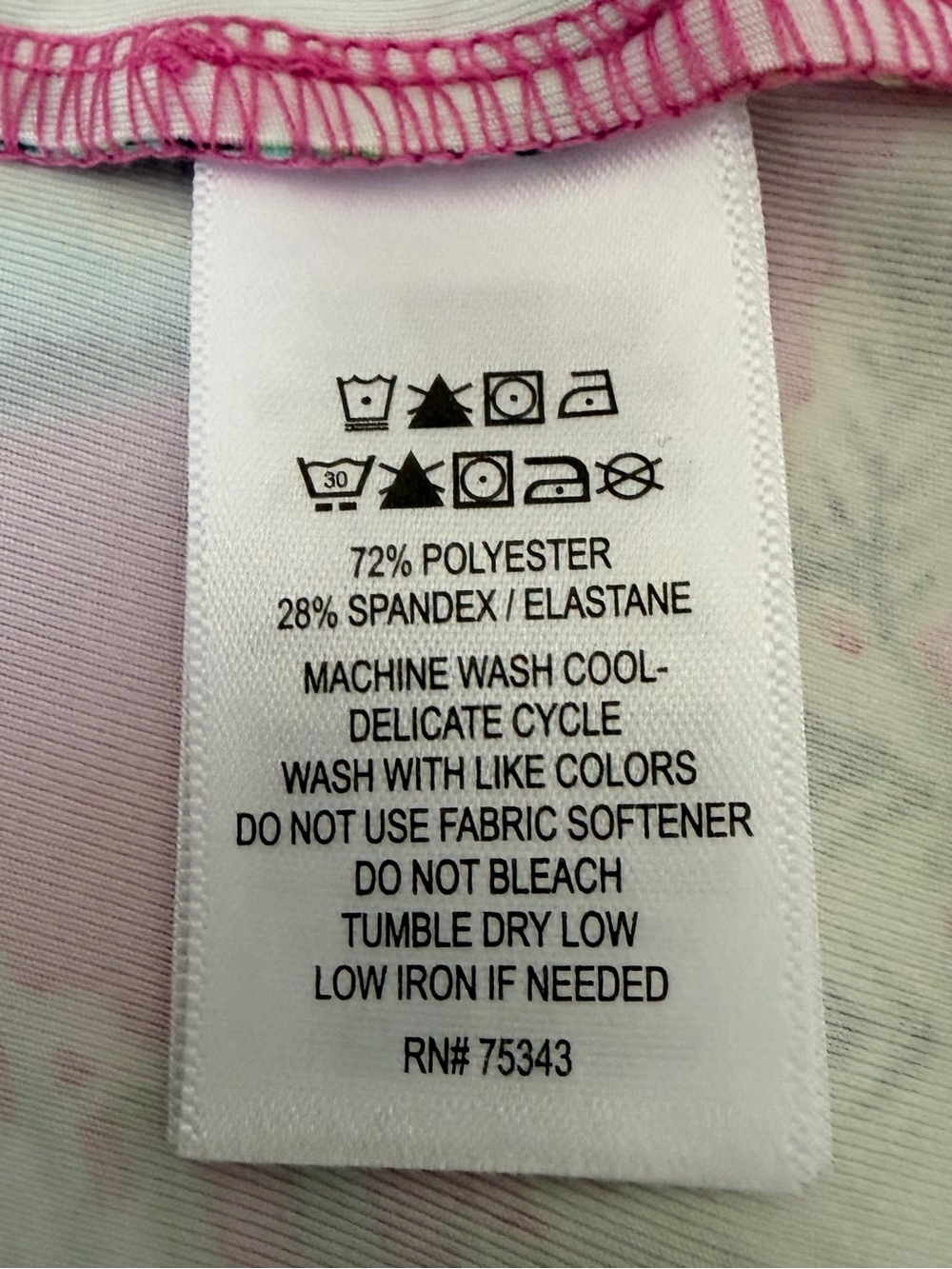 Tommy Bahama Pink Tropical Leaf Sleeveless Dress With Pockets & Front Zip Size L - Picture 15 of 16